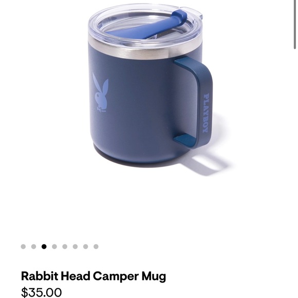 NWT PLAYBOY Rabbit head camper Mug 12fl oz - Picture 8 of 8
